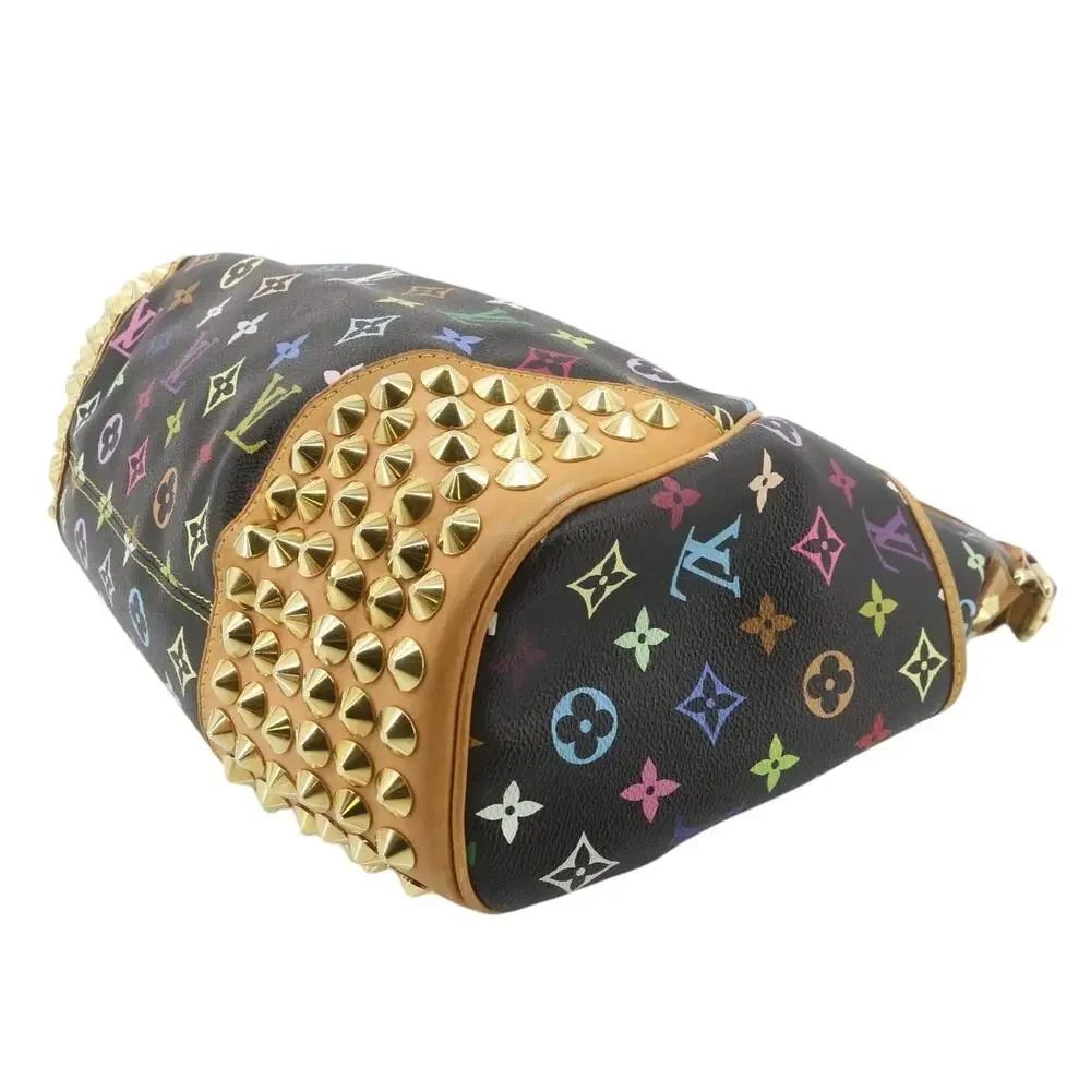 Louis Vuitton Multicolor Bag Chrissie Monogram Studded shoulder Vintage Murakami - Picture 9 of 16